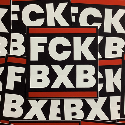 Aufkleber „FCK BXB“