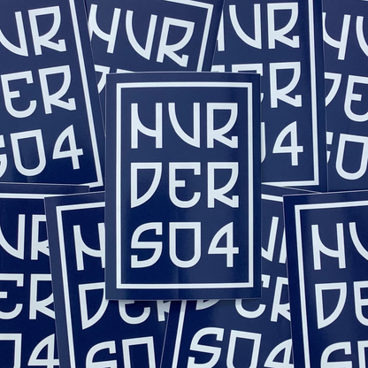 Aufkleber „Nur der S04“