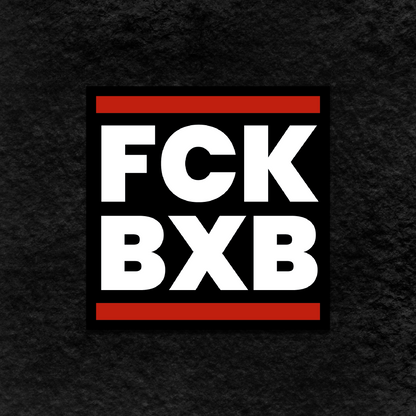 Aufkleber „FCK BXB“